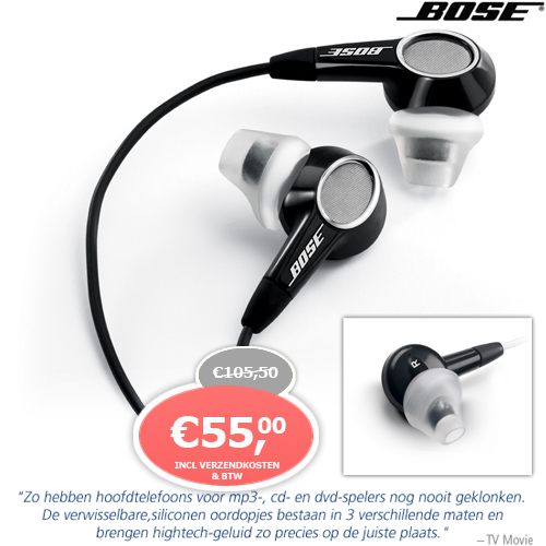 1 Day Fly - Bose In-ear Hoofdtelefoon 1 Day Fly - Bose In-ear Hoofdtelefoon