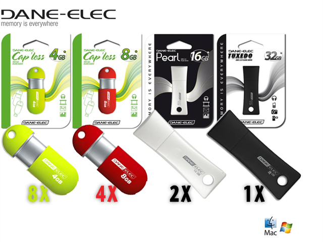 1 Day Fly - Dane-elec Memorystick Actie 1 Day Fly - Dane-elec Memorystick Actie