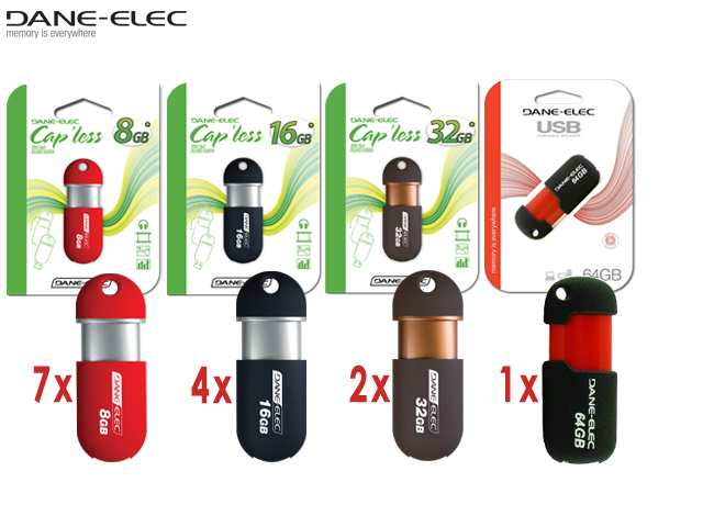 1 Day Fly - Dane-elec Super Usb-stick Actie 1 Day Fly - Dane-elec Super Usb-stick Actie