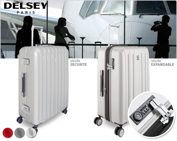 1 Day Fly - Delsey Vavin Trolley Met 4 Wielen