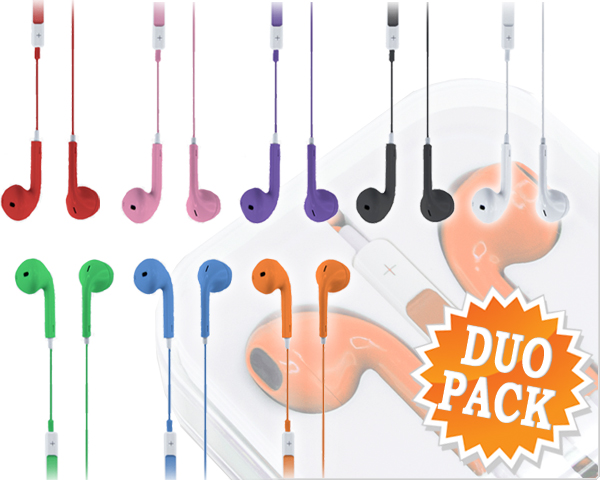 1 Day Fly - Duopack Headphones In Vrolijke Kleuren
