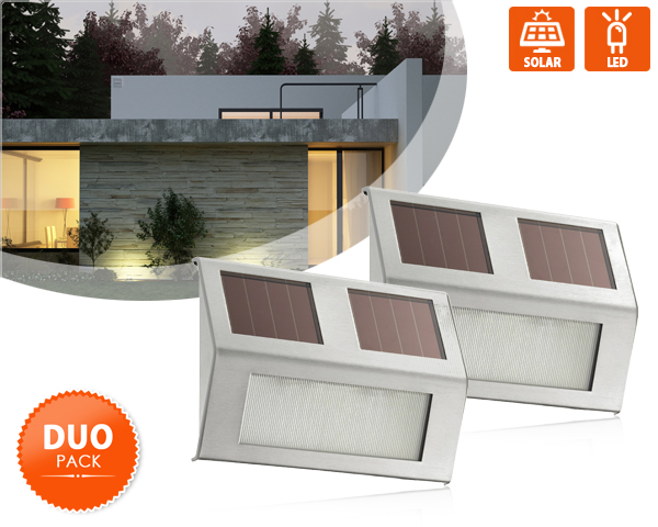 1 Day Fly - Duopack Solar Led Buitenverlichting 1 Day Fly - Duopack Solar Led Buitenverlichting