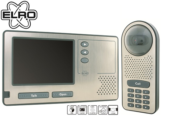 1 Day Fly - Elro Deurintercom Met Draaibare Camera 1 Day Fly - Elro Deurintercom Met Draaibare Camera