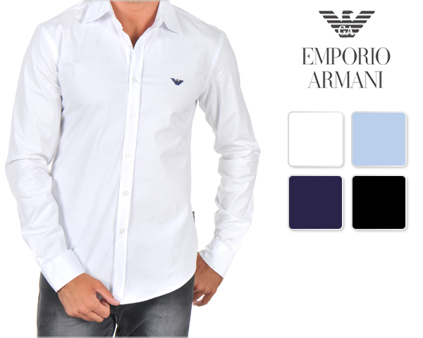 1 Day Fly - Emporio Armani Overhemd In 4 Kleuren