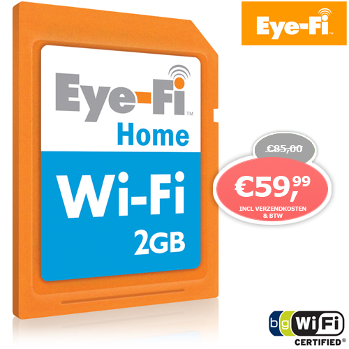 1 Day Fly - Eye-fi Home 2Gb Sd Card Met Wifi 1 Day Fly - Eye-fi Home 2Gb Sd Card Met Wifi