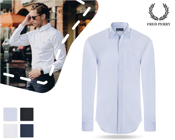 1 Day Fly - Fred Perry Overhemd In 4 Kleuren 1 Day Fly - Fred Perry Overhemd In 4 Kleuren