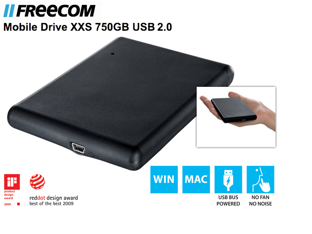 1 Day Fly - Freecom Mobile Drive Xxs 750Gb