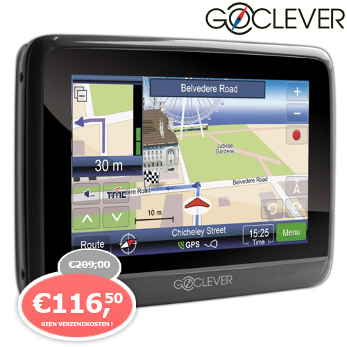1 Day Fly - Goclever 4340 Navigatie Systeem 1 Day Fly - Goclever 4340 Navigatie Systeem