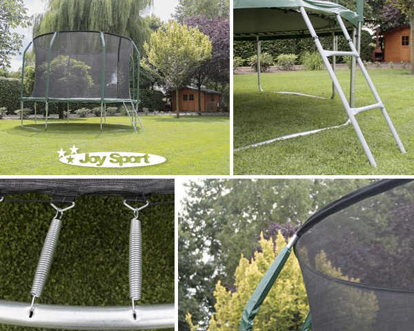 1 Day Fly - Grote Joy Sport Trampoline In 5 Maten Met Veiligheidsnet 1 Day Fly - Grote Joy Sport Trampoline In 5 Maten Met Veiligheidsnet