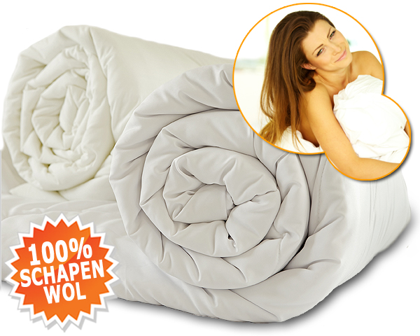1 Day Fly - Heerlijk Warm 100% Texels Schapenwol Dekbed 1 Day Fly - Heerlijk Warm 100% Texels Schapenwol Dekbed
