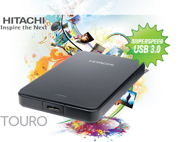 1 Day Fly - Hitachi Touro Mobile 1Tb Met Usb 3.0