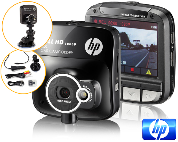 1 Day Fly - Hp Full Hd Dashboard Camera Met Bewegingssensor