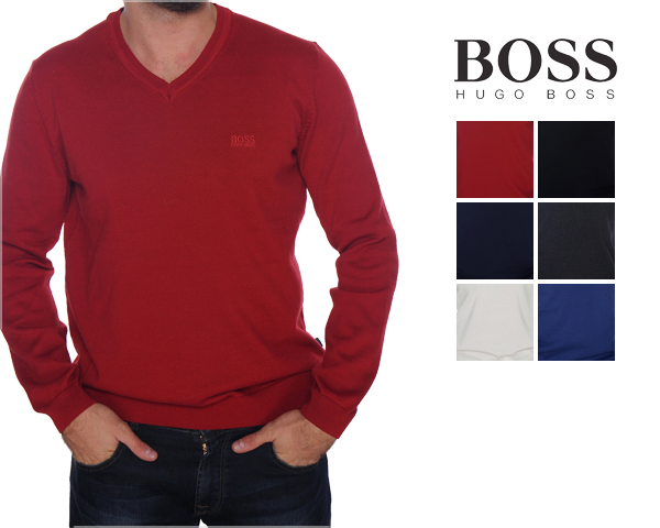 1 Day Fly - Hugo Boss Trui Met V-Hals 1 Day Fly - Hugo Boss Trui Met V-Hals