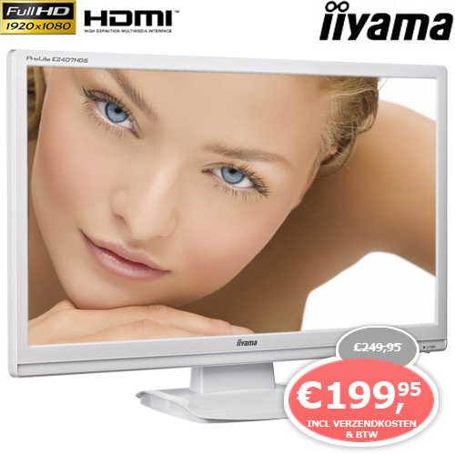 1 Day Fly - Iiyama 24'' Full Hd Monitor Met Hdmi