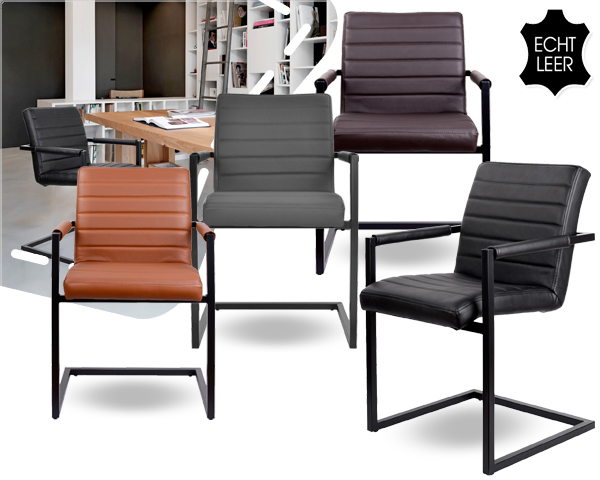 1 Day Fly - Industriele Conference Chair Met Buffelleren Bekleding 1 Day Fly - Industriele Conference Chair Met Buffelleren Bekleding