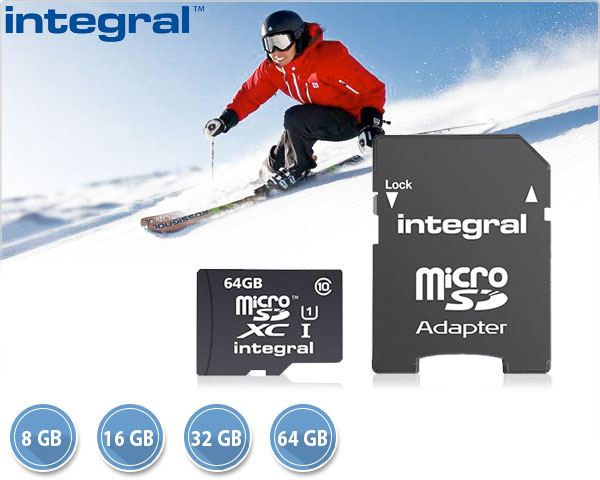 1 Day Fly - Integral Ultimapro Class 10 Micro Sd-Kaart Met Adapter 1 Day Fly - Integral Ultimapro Class 10 Micro Sd-Kaart Met Adapter