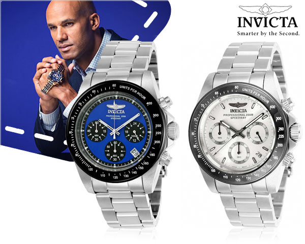 1 Day Fly - Invicta Speedway Herenhorloge 1 Day Fly - Invicta Speedway Herenhorloge