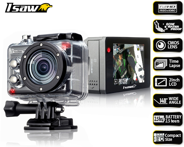 1 Day Fly - Isaw A3 Advance Full Hd Waterdichte Action Camera 1 Day Fly - Isaw A3 Advance Full Hd Waterdichte Action Camera