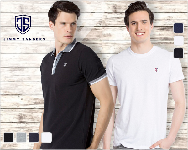 1 Day Fly - Jimmy Sanders T-Shirt En Polo Met Korte Mouw 1 Day Fly - Jimmy Sanders T-Shirt En Polo Met Korte Mouw
