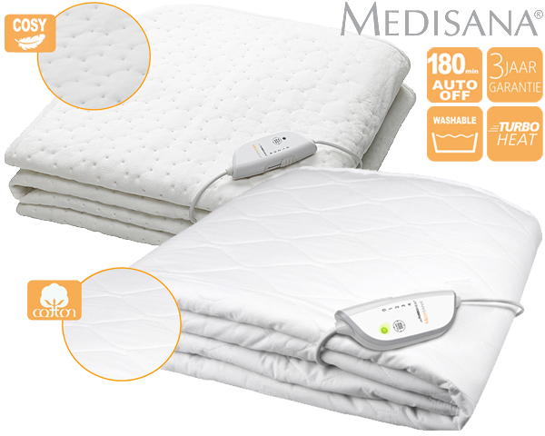 1 Day Fly - Keuze Uit 2 Medisana Warmteonderdekens 1 Day Fly - Keuze Uit 2 Medisana Warmteonderdekens