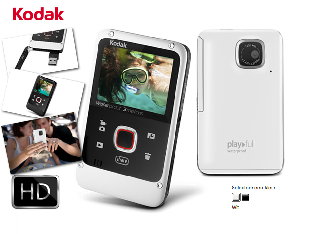 1 Day Fly - Kodak Playfull Hd Waterbestendige Camera 1 Day Fly - Kodak Playfull Hd Waterbestendige Camera