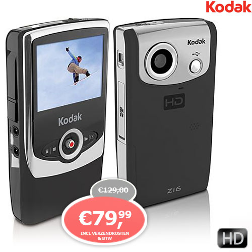 1 Day Fly - Kodak Zi6 Hd Videocamera 1 Day Fly - Kodak Zi6 Hd Videocamera