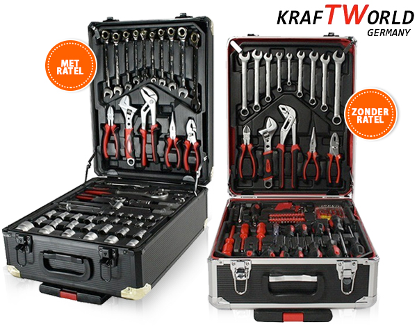 1 Day Fly - Kraftworld Gereedschapstrolley Met Of Zonder Ringratels 1 Day Fly - Kraftworld Gereedschapstrolley Met Of Zonder Ringratels