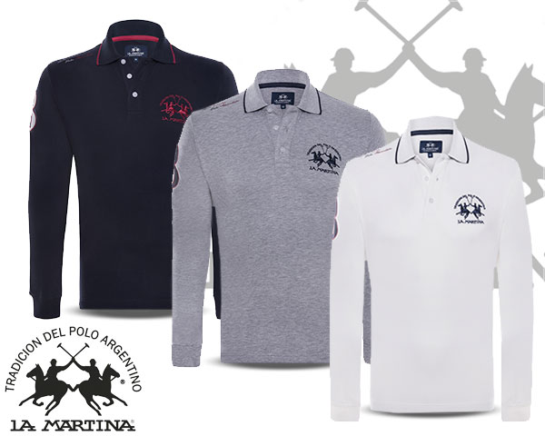 1 Day Fly - La Martina Long Sleeve Polo