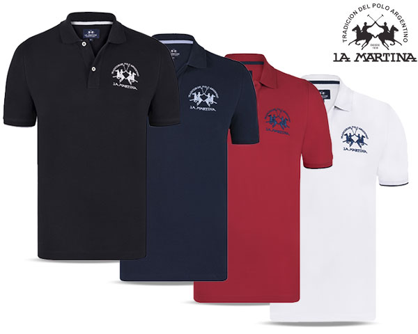 1 Day Fly - La Martina Short Sleeve Poloshirt