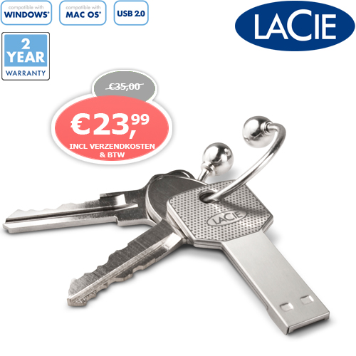 1 Day Fly - Lacie Usb Iama Key 4 Gb