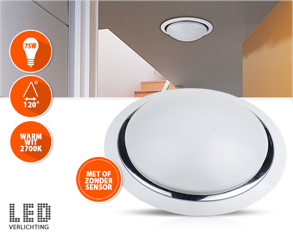 1 Day Fly - Led Plafonniere Met Bewegingssensor 1 Day Fly - Led Plafonniere Met Bewegingssensor