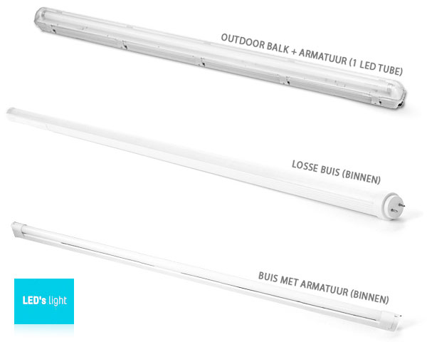 1 Day Fly - Led's Light 120 Cm Led Buis Voor Buiten Of Binnen 1 Day Fly - Led's Light 120 Cm Led Buis Voor Buiten Of Binnen