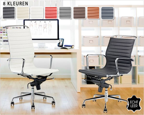1 Day Fly - Leren Design Bureaustoel 1 Day Fly - Leren Design Bureaustoel