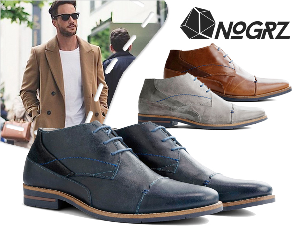 1 Day Fly - Leren Nogrz F.L. Wright Herenschoenen