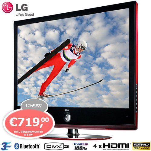 1 Day Fly - Lg 42'' Full Hd Tv Met 100Hz En Bluetooth