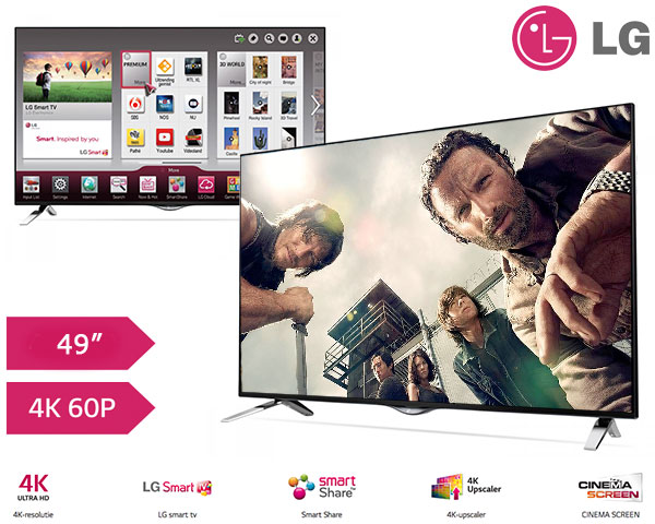 1 Day Fly - Lg 49" Ultra Hd Netcast Smart Tv