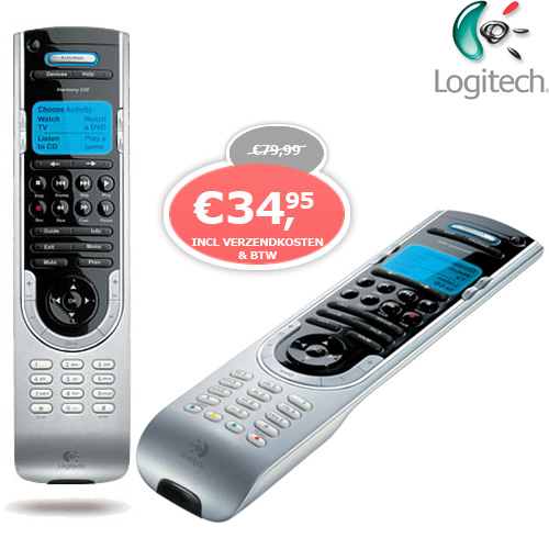 1 Day Fly - Logitech Harmony 525 Universele Afstandsbediening