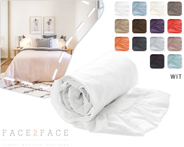 1 Day Fly - Luxe Face2face 100% Katoensatijnen Hoeslakens 1 Day Fly - Luxe Face2face 100% Katoensatijnen Hoeslakens