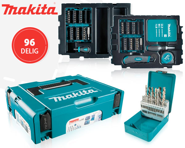 1 Day Fly - Makita 96-Delige Boor- En Bitset In Mbox 1 Day Fly - Makita 96-Delige Boor- En Bitset In Mbox