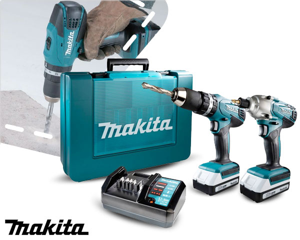 1 Day Fly - Makita Boormachine & Schroeftol Met Accu's En Oplader 1 Day Fly - Makita Boormachine & Schroeftol Met Accu's En Oplader