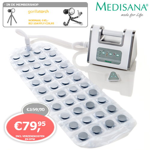 1 Day Fly - Medisana Fluisterstille Bubbelbadmat