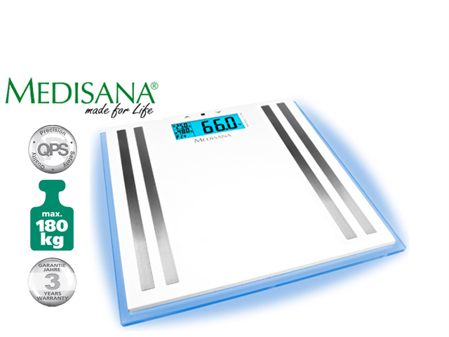1 Day Fly - Medisana Lichaamsanalyse Personen Weegschaal Met Led Verlichting 64% Korting 1 Day Fly - Medisana Lichaamsanalyse Personen Weegschaal Met Led Verlichting 64% Korting