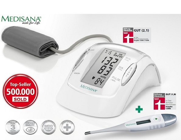 1 Day Fly - Medisana Mtp Bloeddrukmeter + Digitale Thermometer 1 Day Fly - Medisana Mtp Bloeddrukmeter + Digitale Thermometer