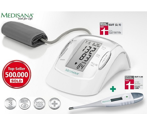 1 Day Fly - Medisana Mtp Bloeddrukmeter + Digitale Thermometer