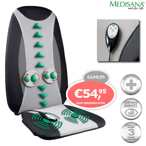 1 Day Fly - Medisana Rbo Shiatsu Massagekussen