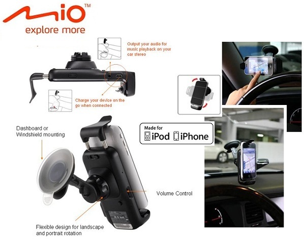 1 Day Fly - Mio Iphone Gps Carkit 1 Day Fly - Mio Iphone Gps Carkit