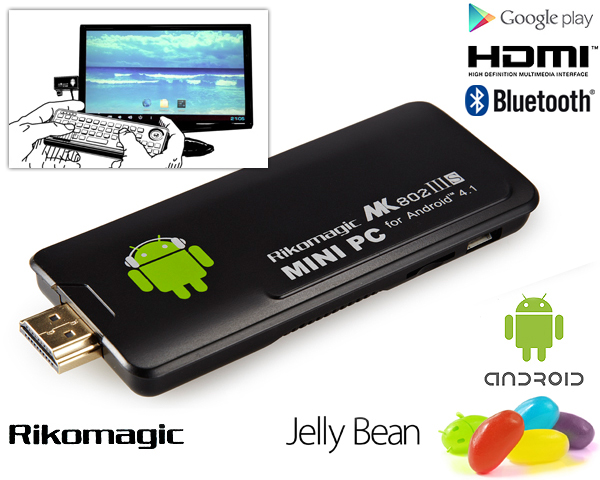 1 Day Fly - Mk802 Iiis Android 4.1 Mini Pc Met Bluetooth