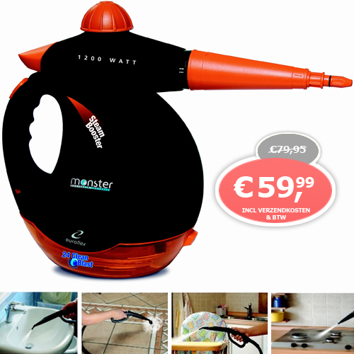 1 Day Fly - Monster 1200 Stoomreiniger 1 Day Fly - Monster 1200 Stoomreiniger