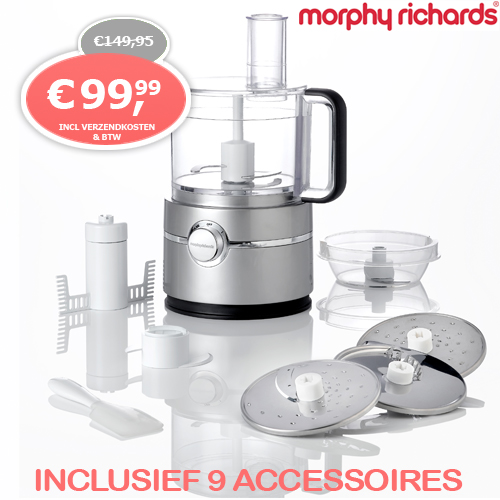 1 Day Fly - Morphy Richards Keukenmachine 1 Day Fly - Morphy Richards Keukenmachine