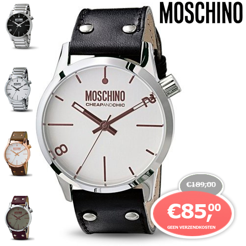 1 Day Fly - Moschino Xxl Horloge